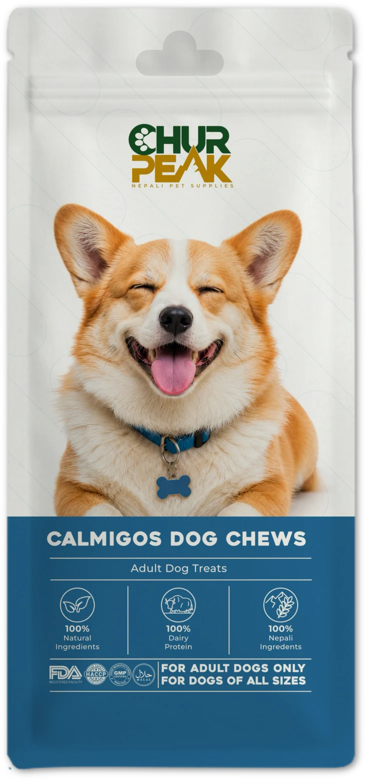 Calmigos Dog Chews packaging