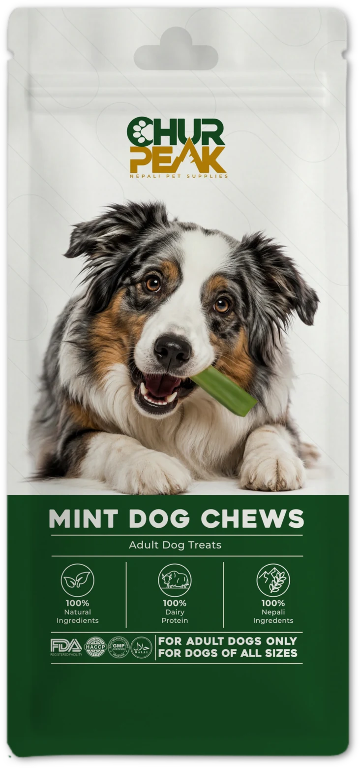 Mint Dog Chews packaging
